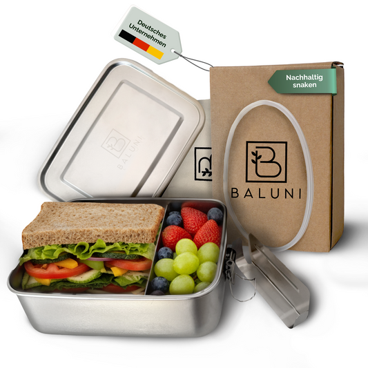 Edelstahl Brotdose – Nachhaltige Lunchbox, plastikfrei & wiederverwendbar