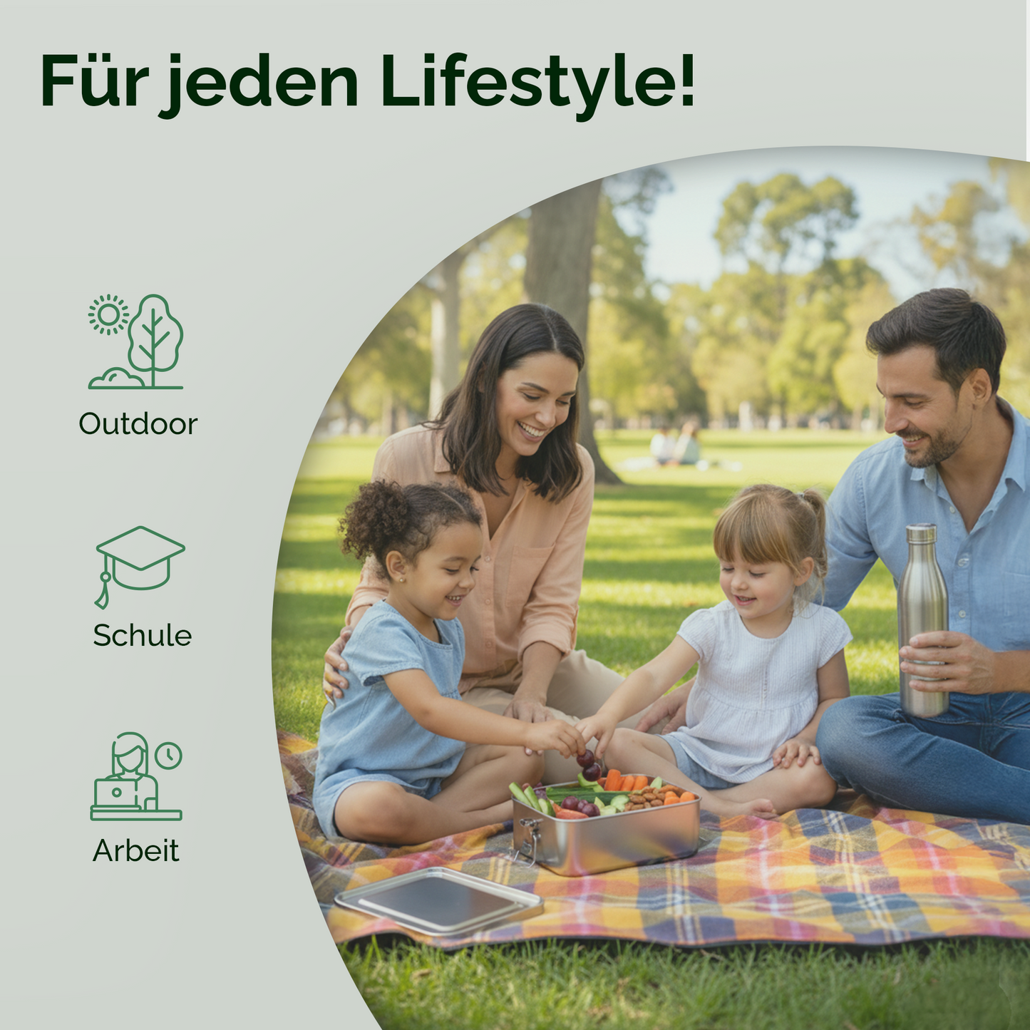 Edelstahl Brotdose – Nachhaltige Lunchbox, plastikfrei & wiederverwendbar