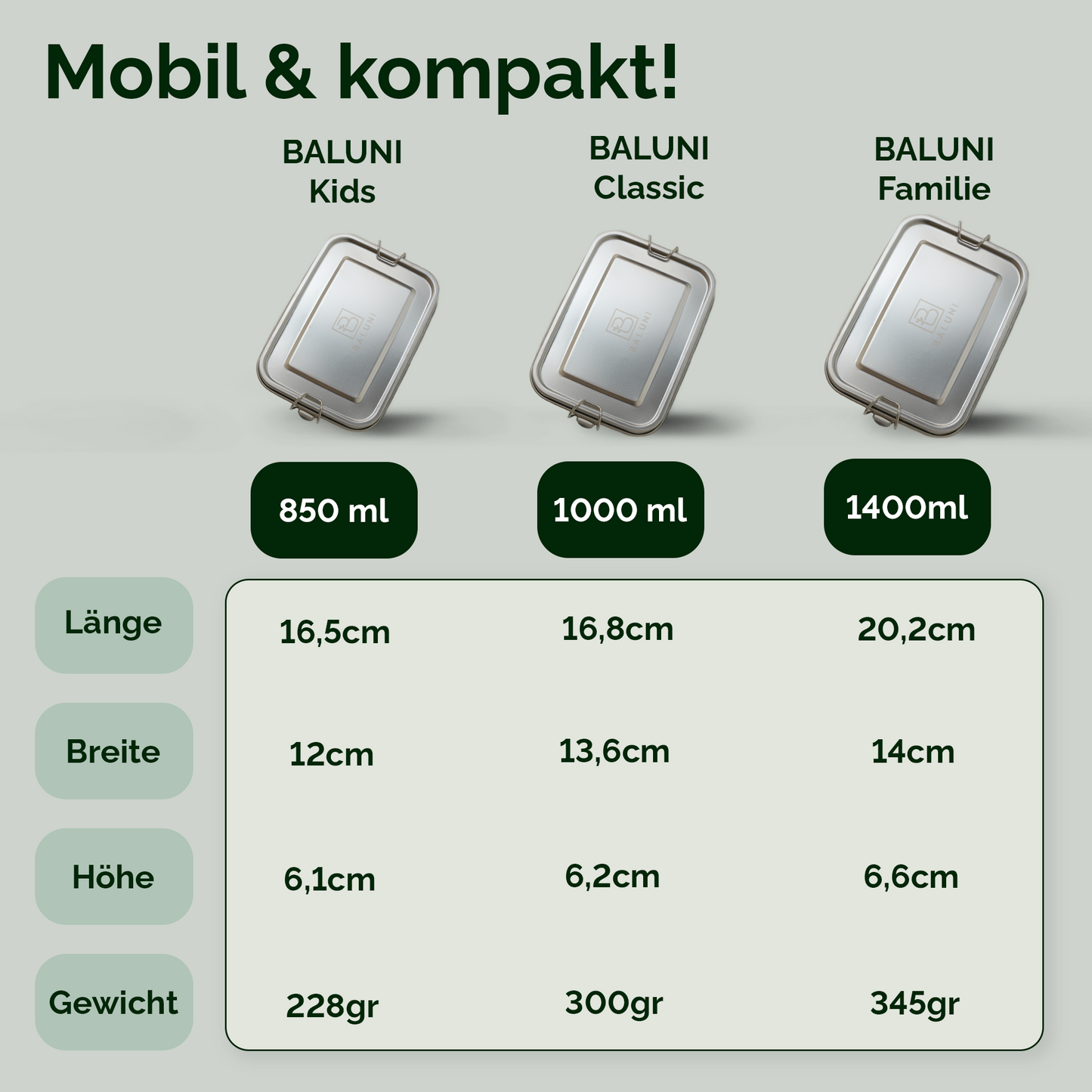 Edelstahl Brotdose – Nachhaltige Lunchbox, plastikfrei & wiederverwendbar